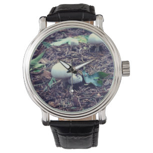 Reloj De Pulsera Hongos blancos cúrcuitos
