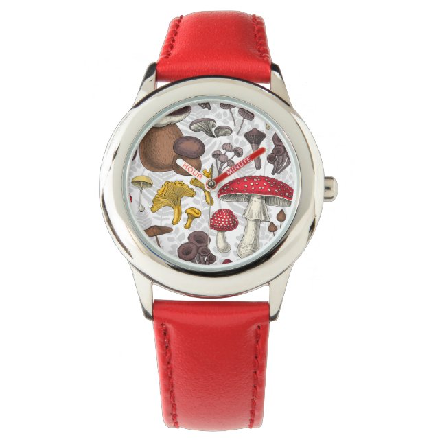 Reloj De Pulsera Hongos silvestres (Anverso)