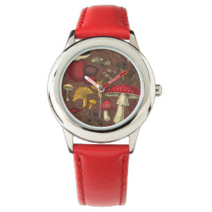 Reloj De Pulsera Hongos silvestres en marrón