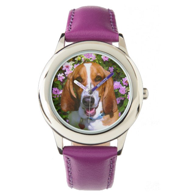 Reloj De Pulsera Hongro de base feliz (Anverso)
