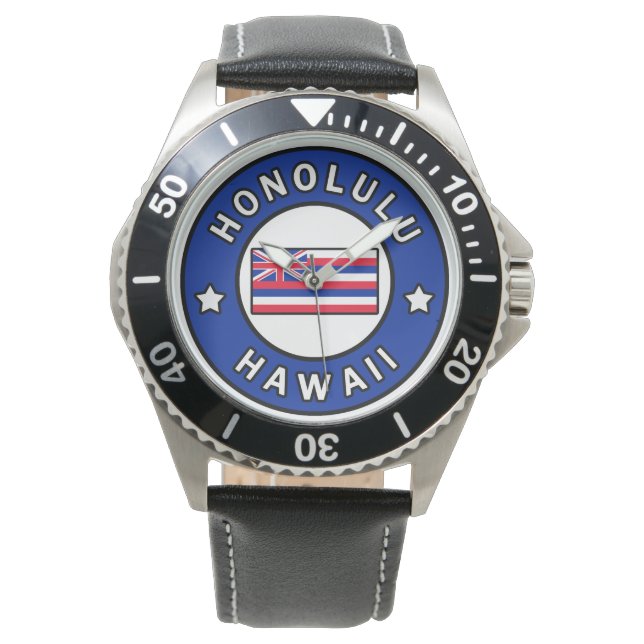 Reloj De Pulsera Honolulu Hawaii (Anverso)