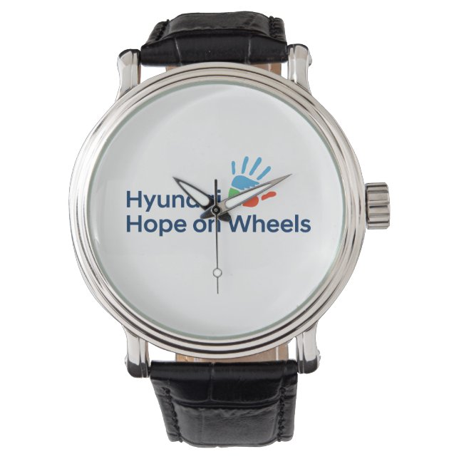 Reloj De Pulsera Hope On Wheels Logo T-Shirt (Anverso)