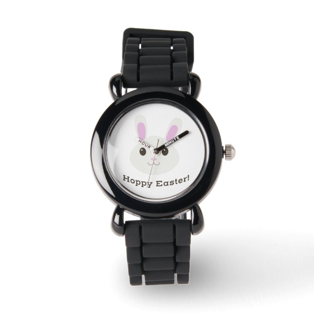 Reloj De Pulsera Hoppy Easter Bunny (Anverso)