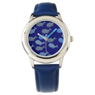 Reloj De Pulsera hora de ballenas azules