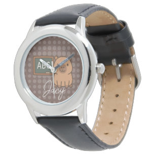 Reloj De Pulsera Hora de escuela de carpinchos lindos