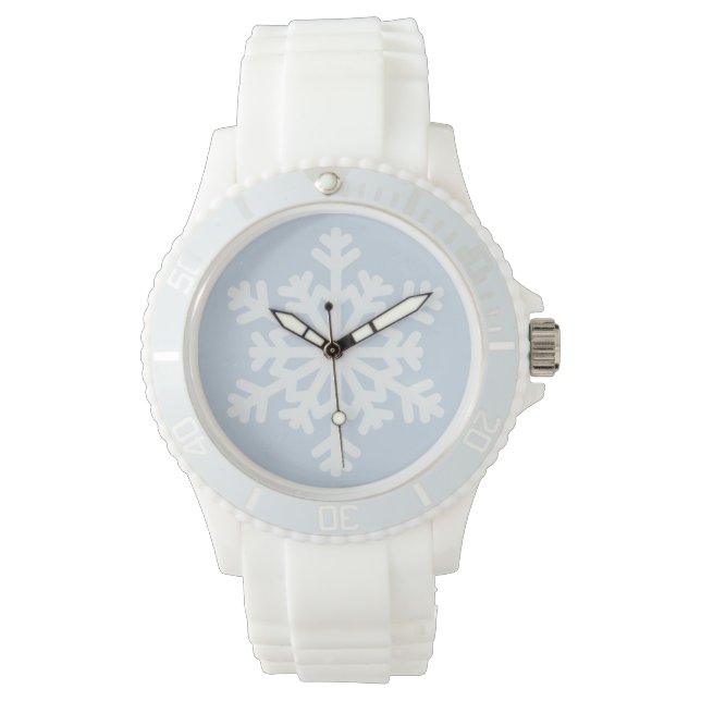 Reloj De Pulsera ¡Hora de invierno! Copo de nieve (Anverso)