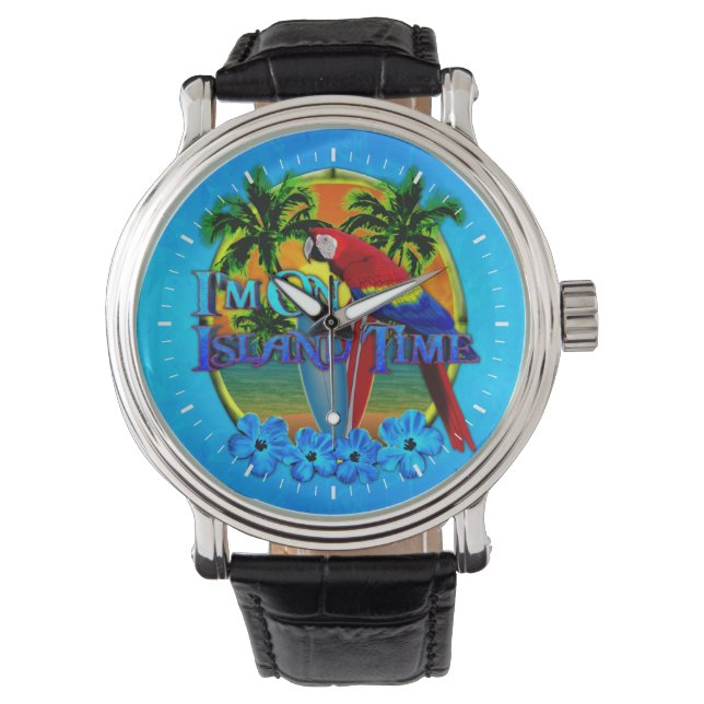 Reloj De Pulsera Hora de la Isla Sunset (Anverso)