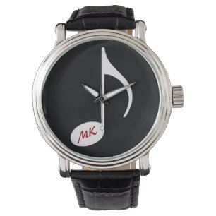 Reloj De Pulsera hora de nota de música iniciales