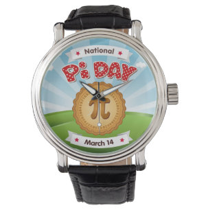 Reloj De Pulsera Hora de Pi Day Watch