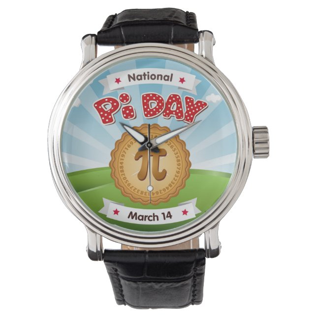 Reloj De Pulsera Hora de Pi Day Watch (Anverso)