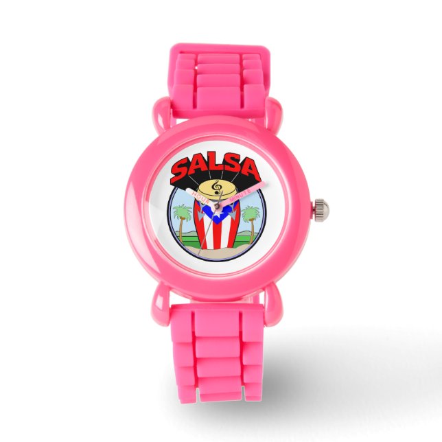 Reloj De Pulsera ¡Hora de Salsa! (Anverso)