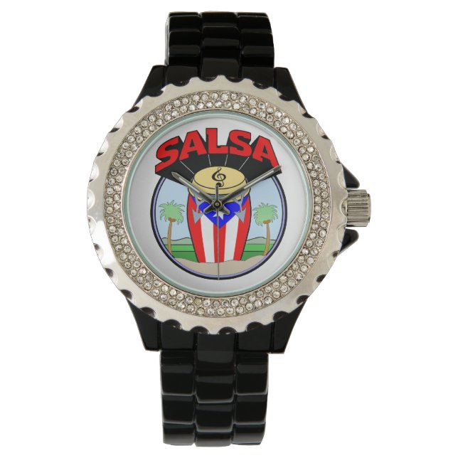 Reloj De Pulsera ¡Hora de Salsa! (Anverso)