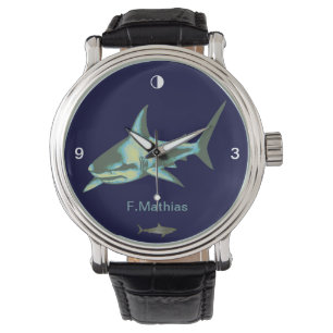 Reloj De Pulsera hora de tiburón