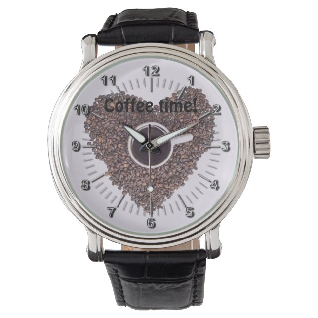 Reloj De Pulsera Hora del café (Anverso)