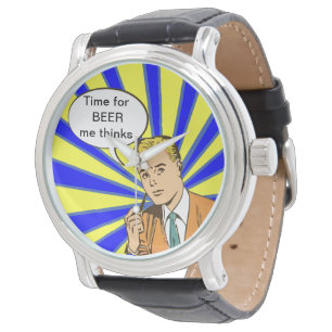 Reloj De Pulsera Hora divertida para la cerveza