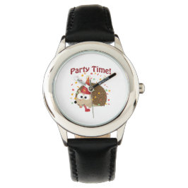 Reloj De Pulsera ¡Hora fiesta! Confetti Hedgehog