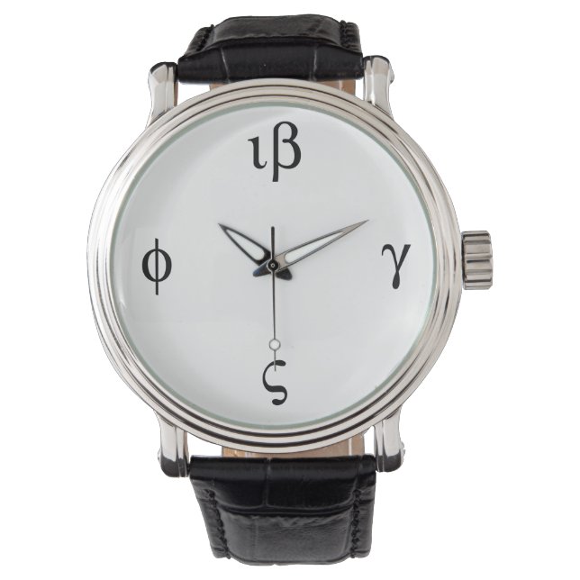 Reloj De Pulsera Hora griega (Anverso)