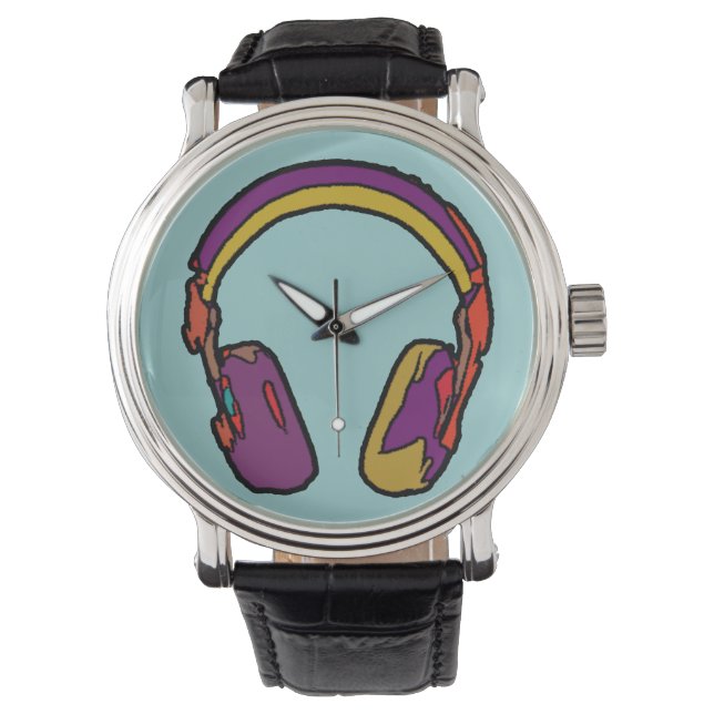 Reloj De Pulsera horario de dj (Anverso)