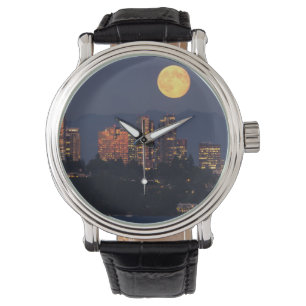 Reloj De Pulsera Horizonte de Bellevue desde el lago Washington al 