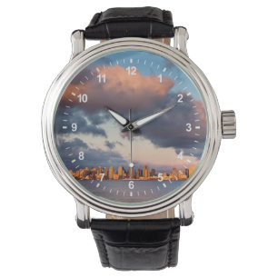 Reloj De Pulsera Horizonte urbano de la bahía de San Diego