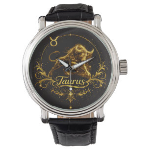 Reloj De Pulsera Horóscopo de Tauro del Zodiaco