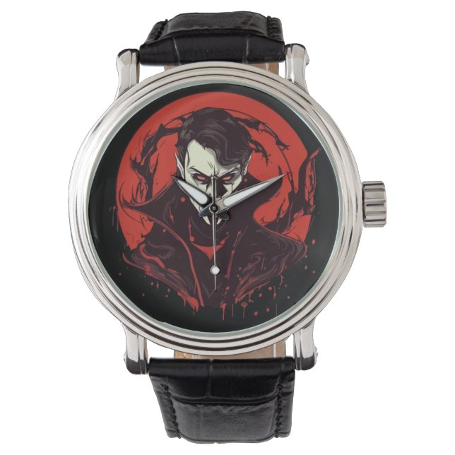 Reloj De Pulsera Horror de ojos rojos (Anverso)