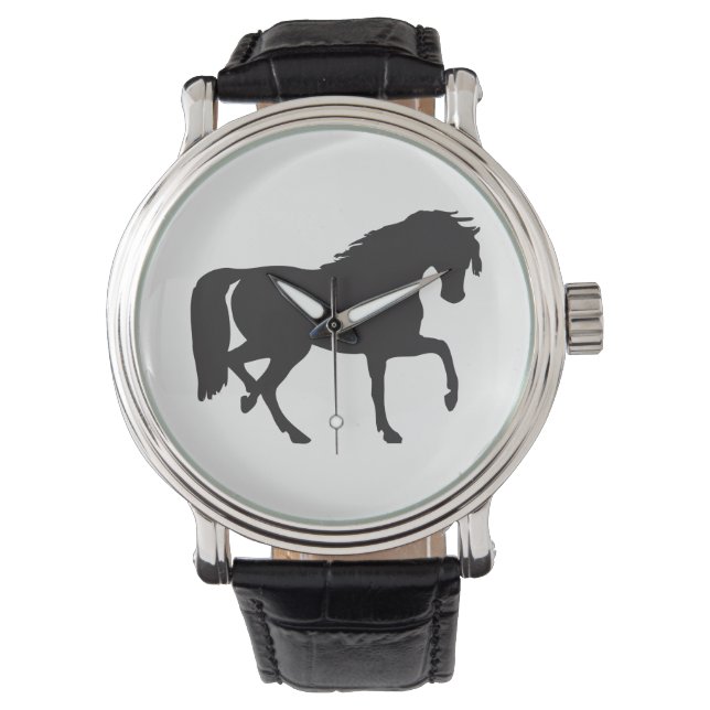 Reloj De Pulsera Horse Silhouette (Anverso)