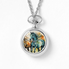 Reloj De Pulsera Horses in the Pasture