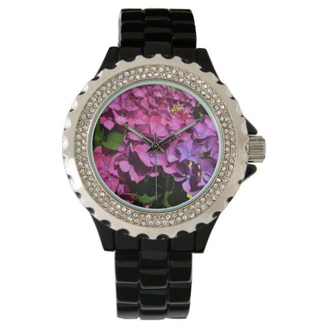 Reloj De Pulsera Hortensias (Anverso)