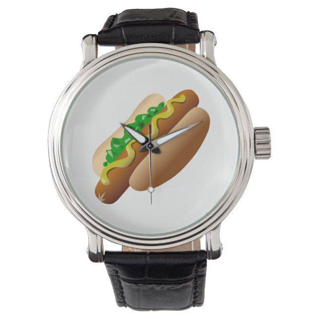 Reloj De Pulsera Hotdog (Anverso)