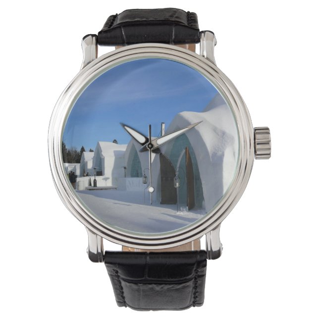 Reloj De Pulsera Hotel de Glace, Quebec, Canadá (Anverso)