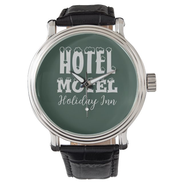 Reloj De Pulsera Hotel Motel Holiday Inn. Pandilla de Sugarhill. Ra (Anverso)
