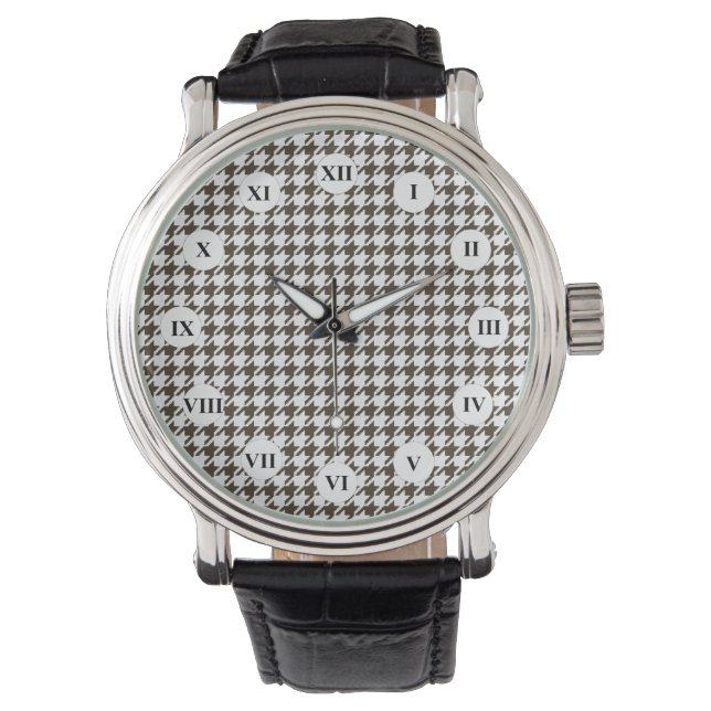 Reloj De Pulsera Houndstoth Brown Combination de Shirley Taylor (Anverso)