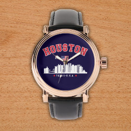 Reloj De Pulsera Houston Texas Modern Skyline 