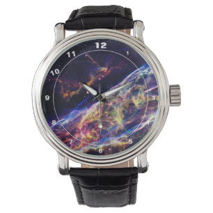 Reloj De Pulsera Hubble & Nebula Veil - Espacio Ultraterrestre (Wat