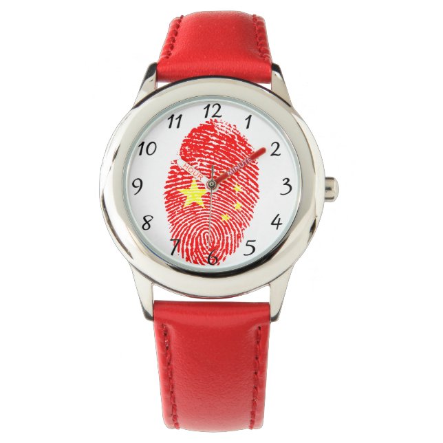 Reloj De Pulsera huella dactilar china (Anverso)