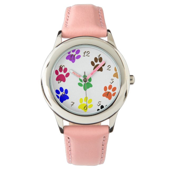 Reloj De Pulsera Huellas (Anverso)