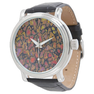 Reloj De Pulsera Hueso de Dinosaurio con Patrón