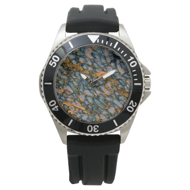 Reloj De Pulsera Hueso de dinosaurio Petrificado (Anverso)