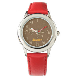 Reloj De Pulsera Huesos de dinosaurio Velociraptor geniales persona