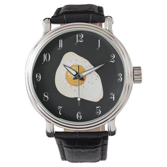 Reloj De Pulsera Huevo frito (Anverso)