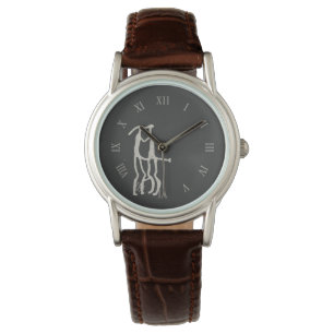 Reloj De Pulsera Huevo petroglifo piedra Eggja pareja besándose mit