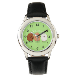 Reloj De Pulsera Huevos kawaii lindo ilustracion personalizado dive