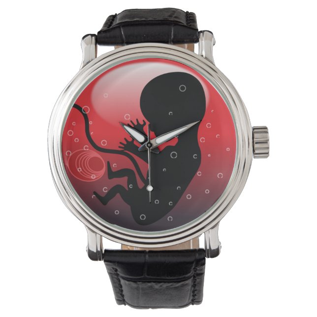 RELOJ DE PULSERA HUMAN BABY EMBRYO (Anverso)