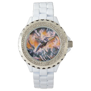 Reloj De Pulsera Hummingbird Diamante de imitación de mujeres