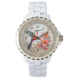 Reloj De Pulsera Hummingbird Diamante de imitación de mujeres