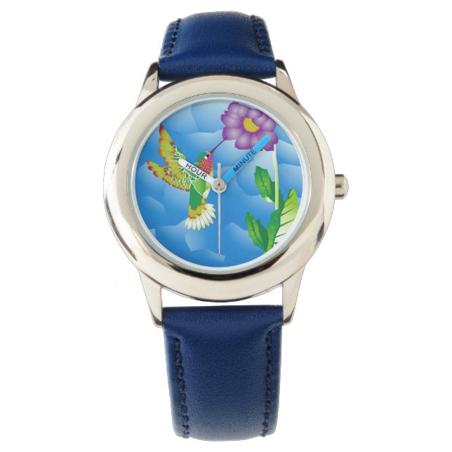 Reloj De Pulsera Hummingbird: estilizado (Anverso)
