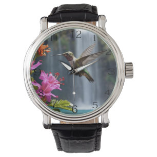 Reloj De Pulsera Hummingbird Waterfall Park, Mens Watch