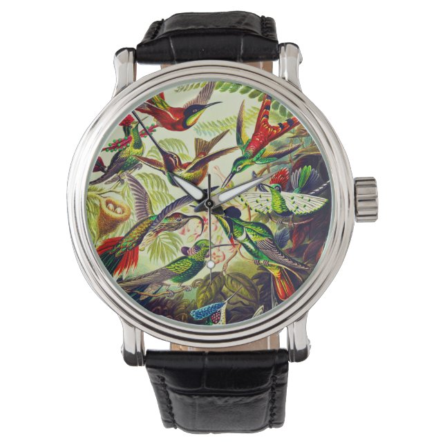 Reloj De Pulsera Hummingbirds por Ernst Haeckel (Anverso)