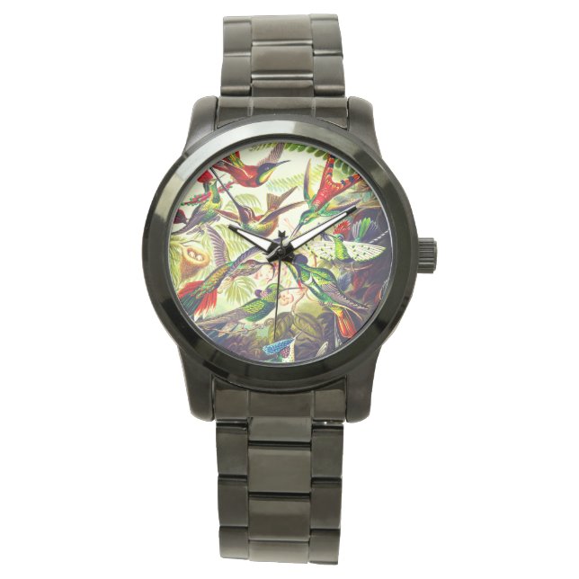 Reloj De Pulsera Hummingbirds por Ernst Haeckel (Anverso)